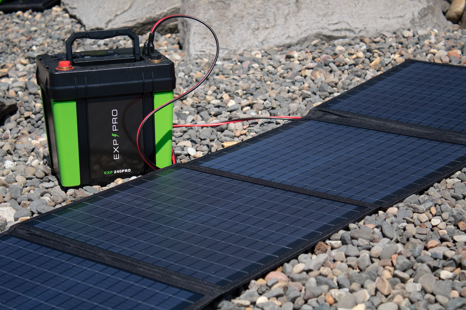 Combine with the EXP240PRO for long term off-grid power