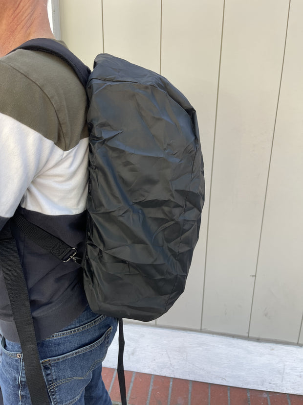 EXP PRO CPAP backpack with the rain cover equipped on the pack