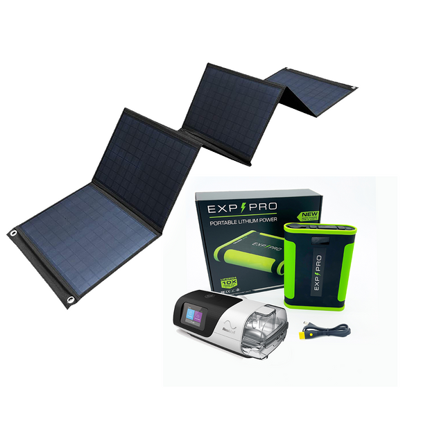 EXP48PRO APEX Battery + 60 Watt Solar Panel Bundle