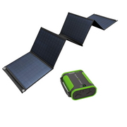 EXP96PRO APEX Battery + 60 Watt Solar Panel Bundle