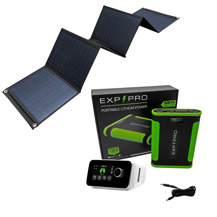 EXP48PRO APEX Battery + 60 Watt Solar Panel Bundle