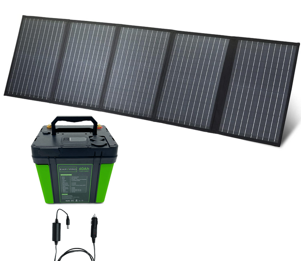 EXP240PRO + 100 Watt Solar Panel Bundle