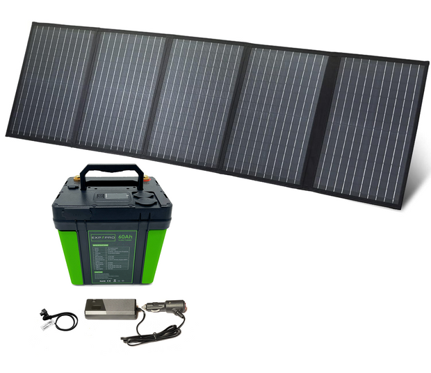 EXP240PRO + 100 Watt Solar Panel Bundle – EXP PRO