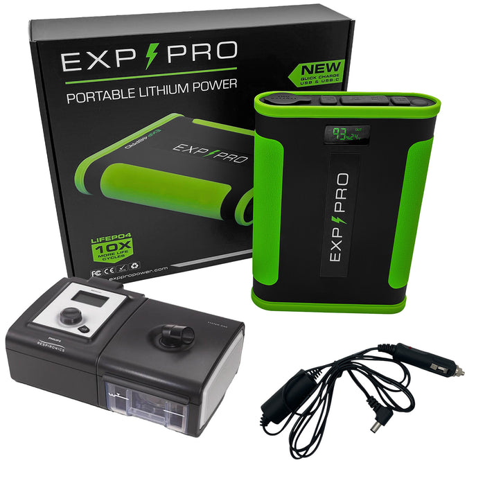 EXP48PRO APEX Battery Bundle - (CPAP DC Cord / Gear Bag / Campfire Mug / Expedition Coffee included)