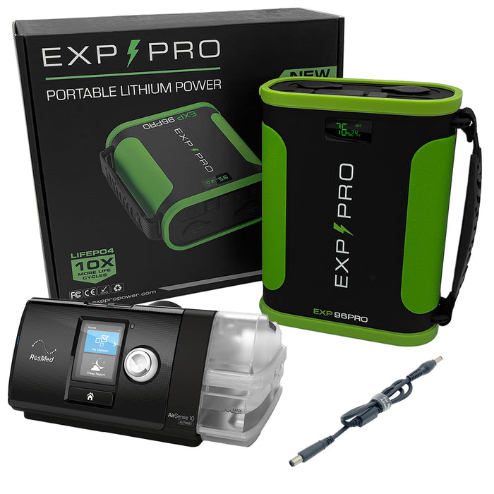 EXP96PRO APEX Battery Bundle - (CPAP DC CORD / Gear Bag / Campfire Mug / Expedition Coffee included)