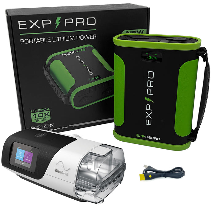 EXP96PRO APEX Battery Bundle - (CPAP DC CORD / Gear Bag / Campfire Mug / Expedition Coffee included)