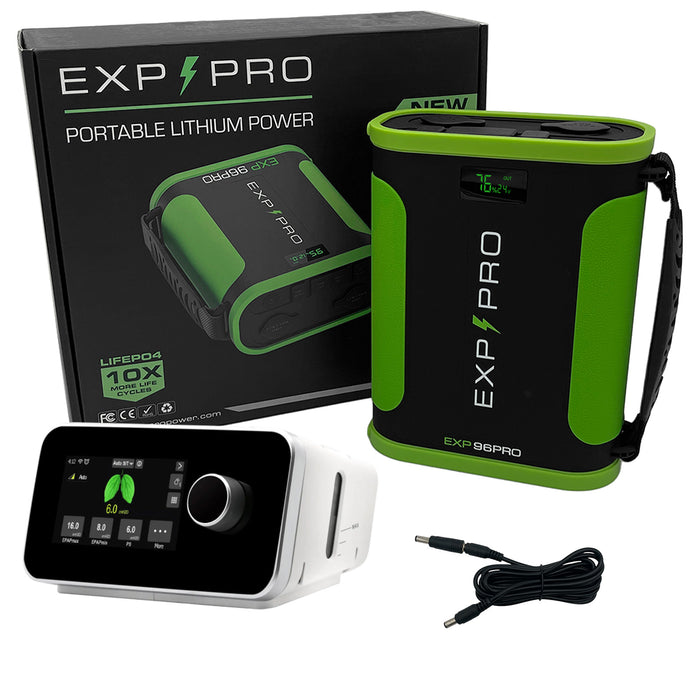 EXP96PRO APEX Battery Bundle - (CPAP DC CORD / Gear Bag / Campfire Mug / Expedition Coffee included)