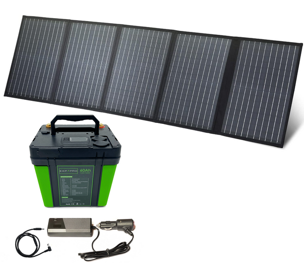 EXP240PRO + 100 Watt Solar Panel Bundle – EXP PRO