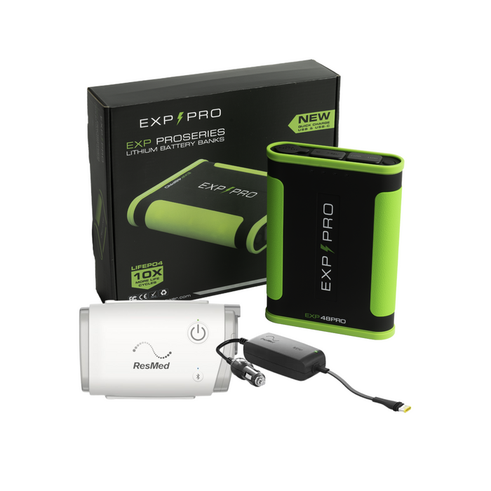 EXP48PRO APEX Battery + 60 Watt Solar Panel Bundle