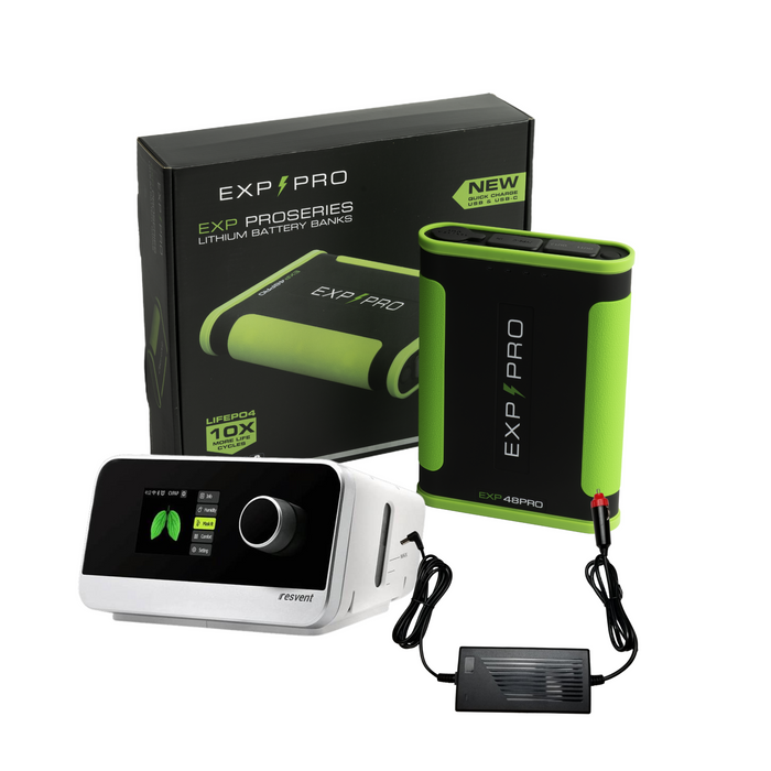 EXP48PRO APEX Battery + 60 Watt Solar Panel Bundle