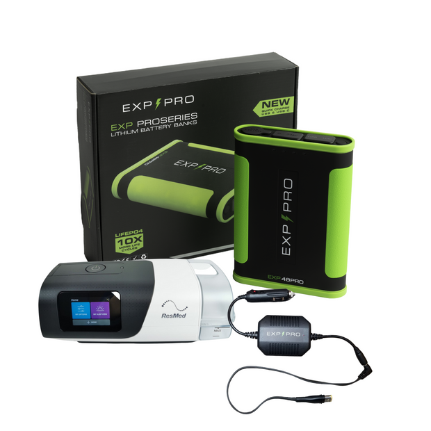 EXP48PRO Battery Bundle - (CPAP DC Cord / Gear Bag / Expedition Coffee included)