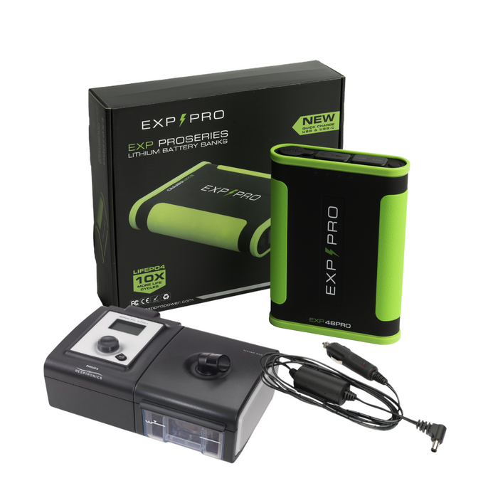 EXP48PRO APEX Battery + 60 Watt Solar Panel Bundle