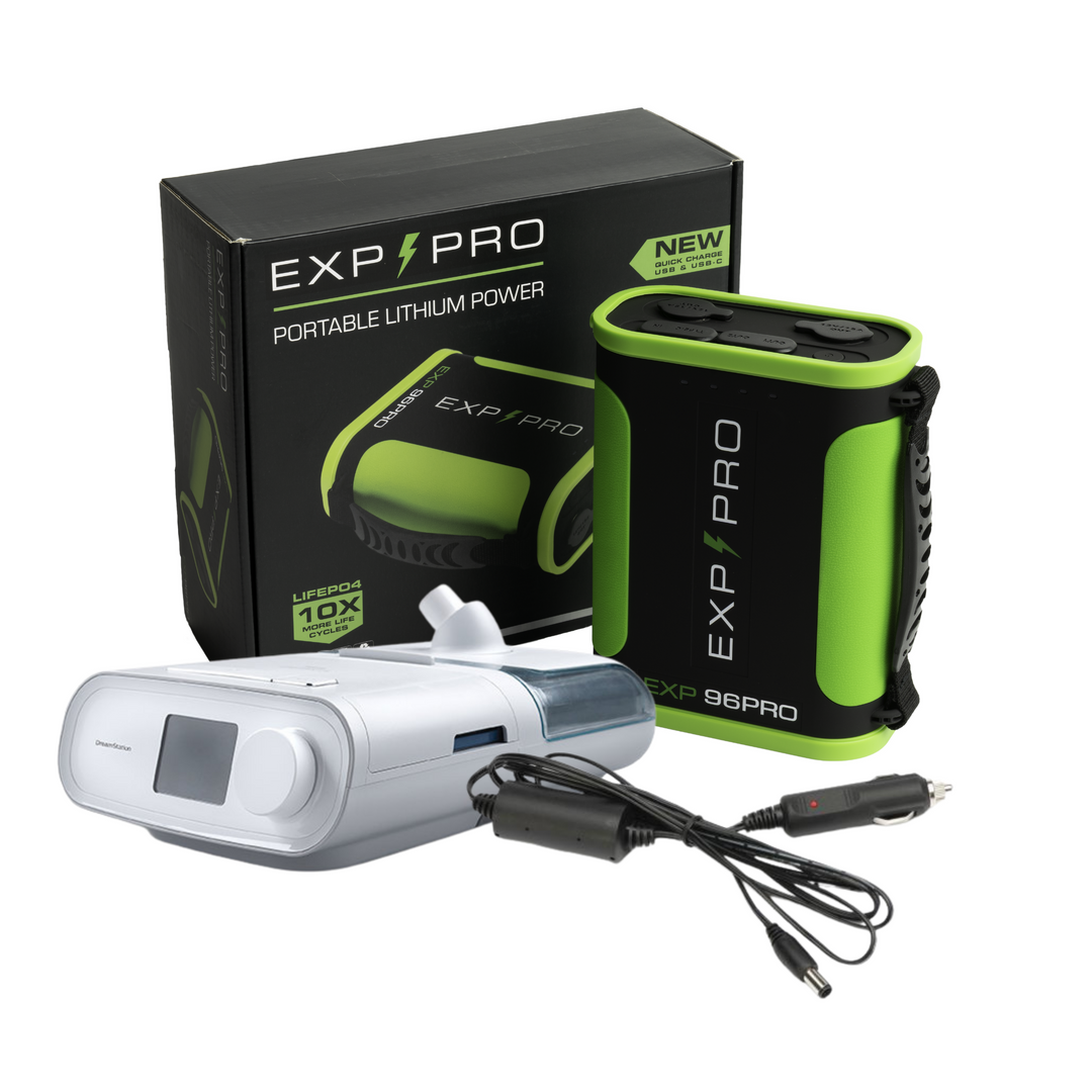 EXP96PRO APEX Battery Bundle - (CPAP DC CORD / Gear Bag / Expedition Coffee included)