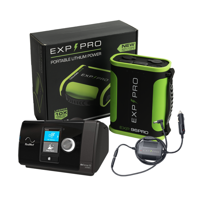 EXP96PRO APEX Battery Bundle - (CPAP DC CORD / Gear Bag / Expedition Coffee included)